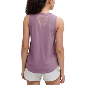Lululemon Sculpt Tank Top Lavender Lux Women 14 Mesh Athleisure‎ W1FM4S *READ